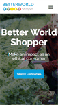 Mobile Screenshot of betterworldshopper.org